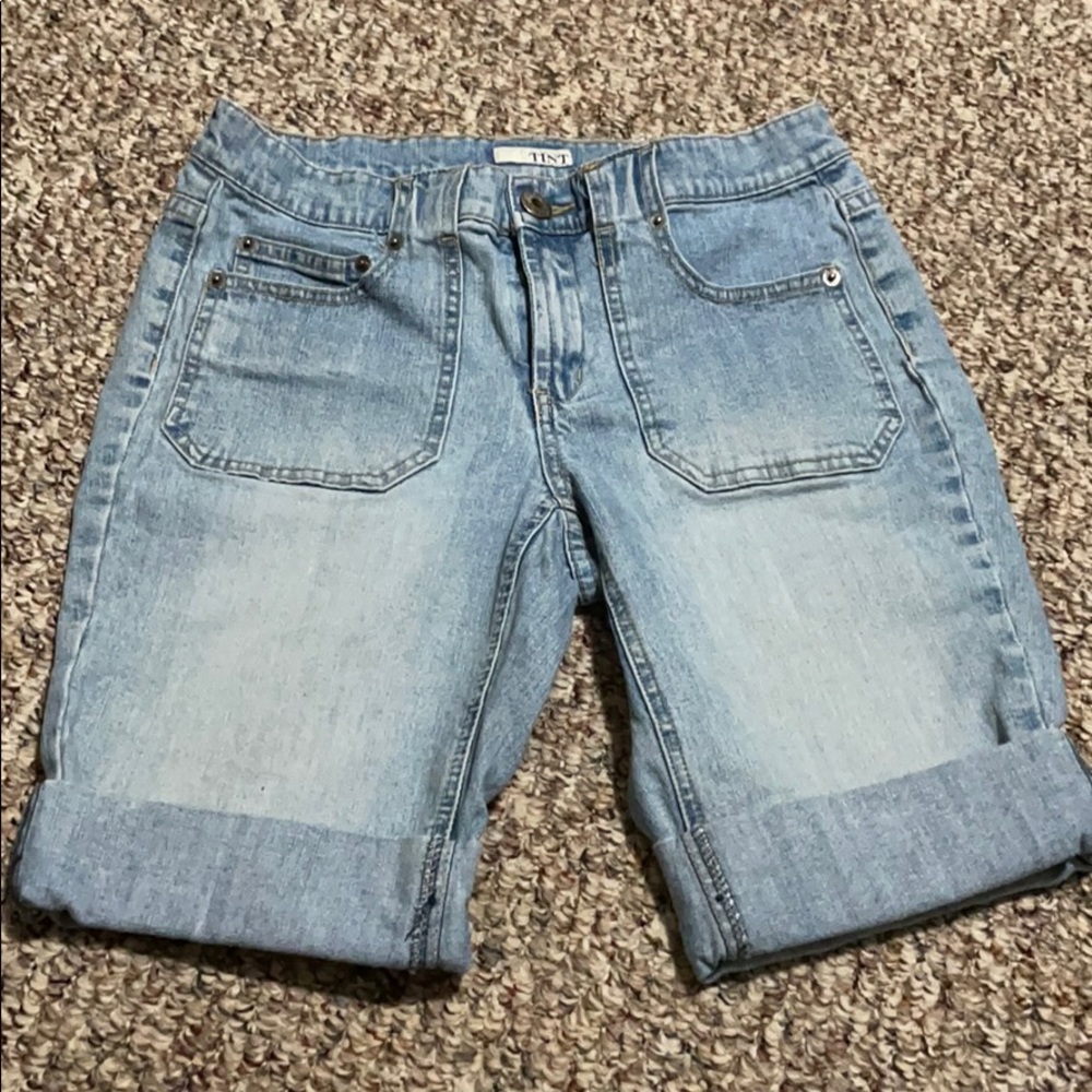 Denim shorts